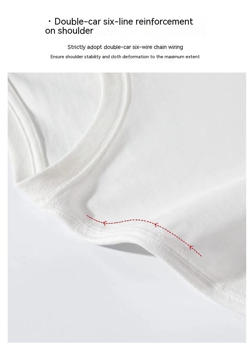 Loose Design Printed Cotton Short Sleeve