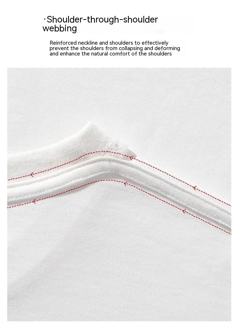 Loose Design Printed Cotton Short Sleeve